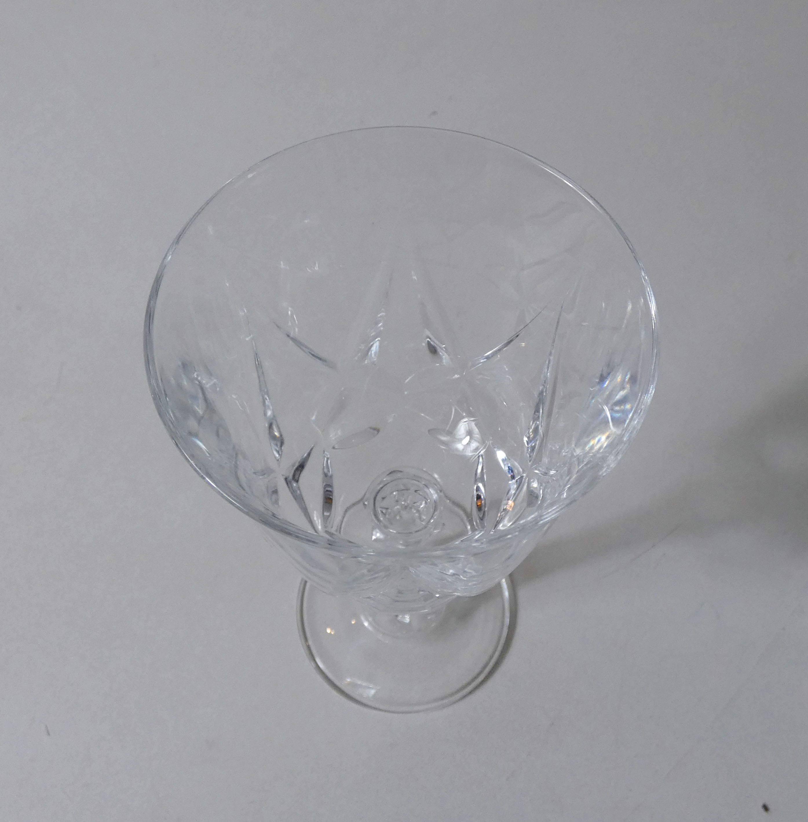 5 crystal water glasses 20cl