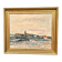 Original Swedish Oil on Panel – "Uppsala" by Gusten Widerbäck – Signed – Dated 1965 (on the back) – Framed – 38 × 43 cm