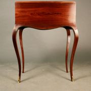 Bureau de pente marqueté de style Louis XV époque napoléon iii
