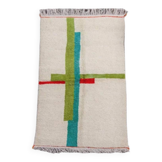 Tapis beni ouarin fait main traditionnelle taille 150 x 250 cm