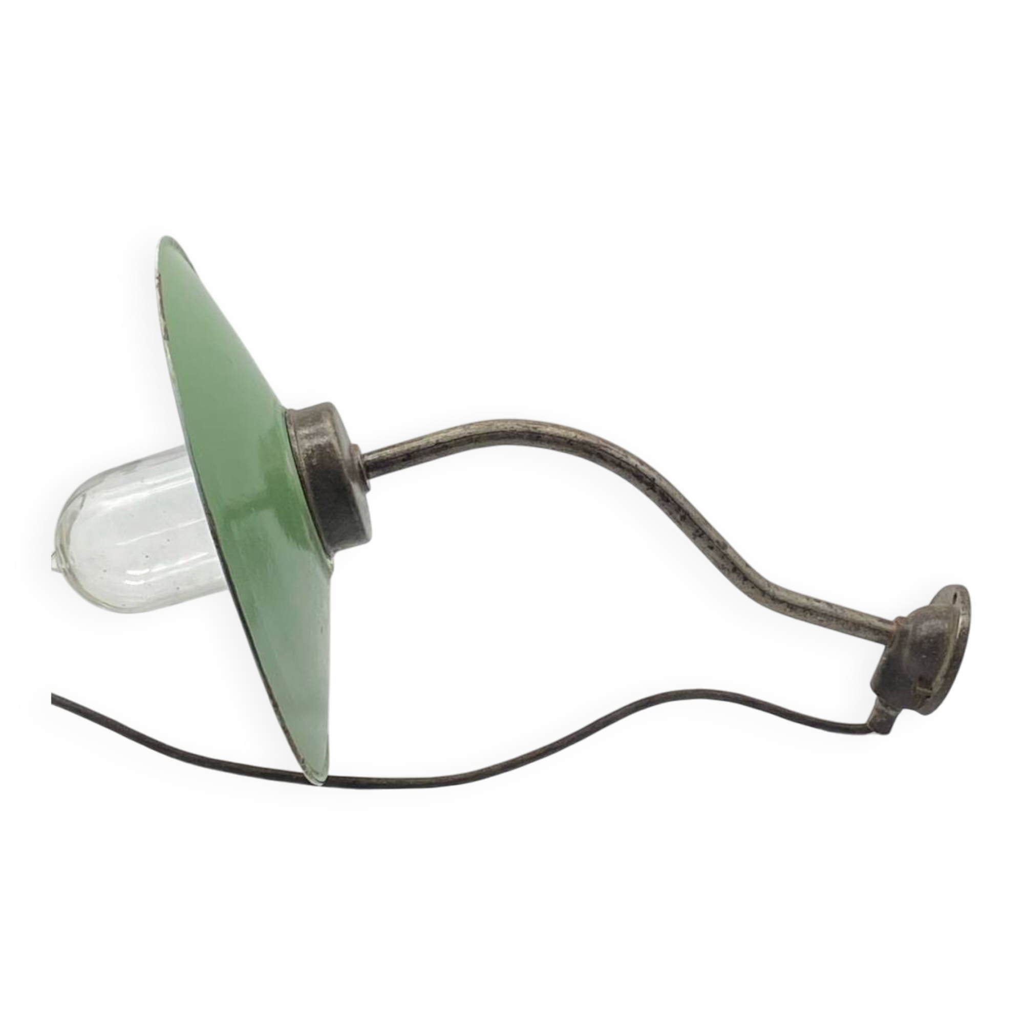 Antique courtyard/outdoor/farm lamp/swan neck
