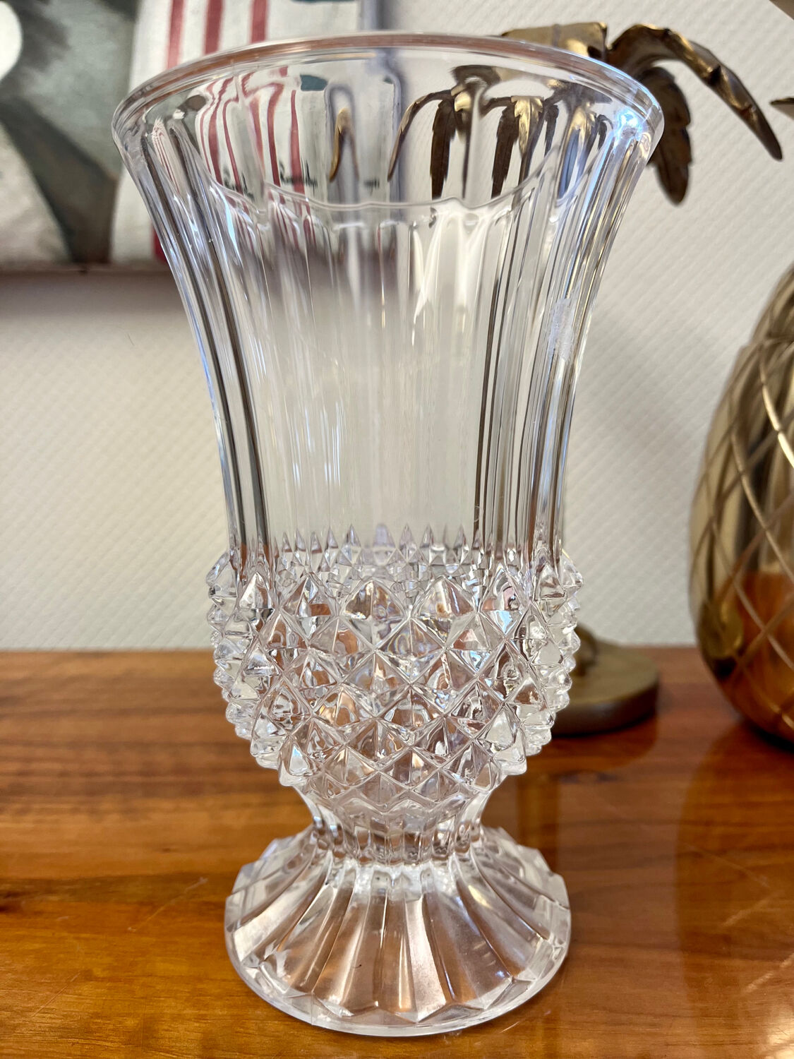Vase en cristal médicis