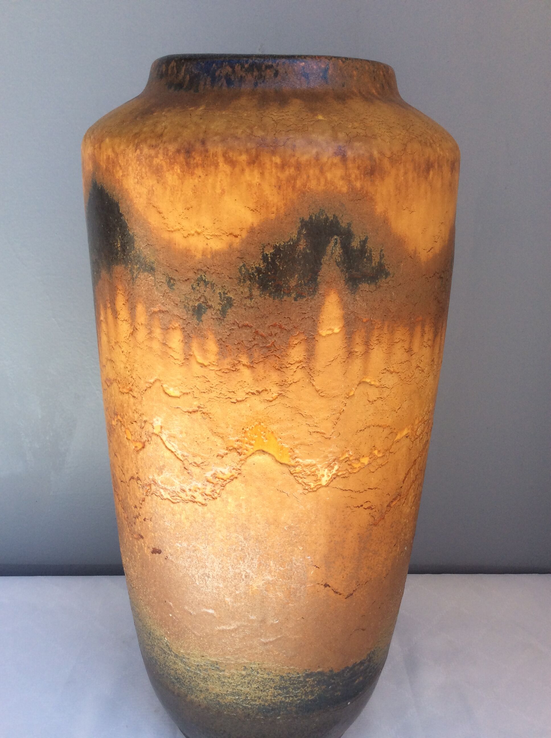 XXL West Germany ceramic vase, 1960s