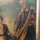 Peinture ancienne sur cuivre - Sainte Famille - XVIIIe siècle