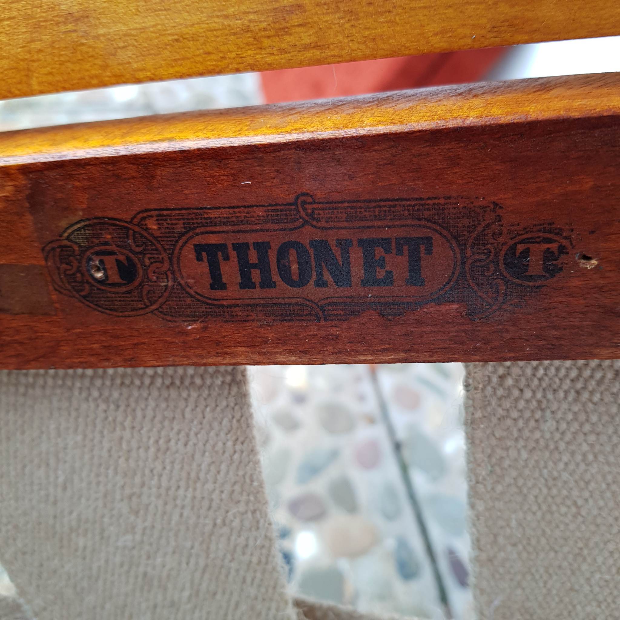 Thonet boomrang armchairs
