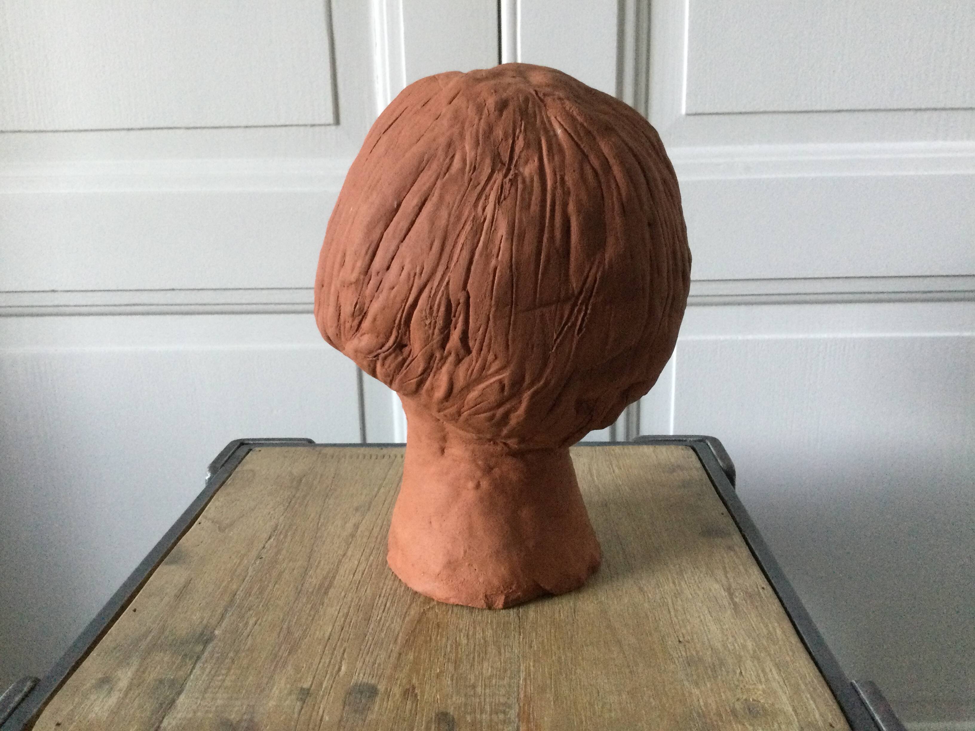 Terracotta bust