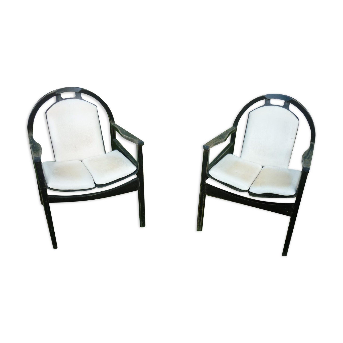 Pair of Lounge armchairs by Baumann Argos, 1978