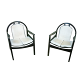 Paire de fauteuils Lounge de Baumann Argos, 1978