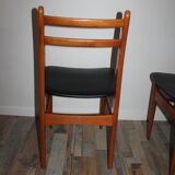Lot 4 scandinavian chairs from the 60s