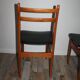 Lot 4 chaises scandinaves des années 60
