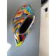 Contemporary Abstract Oval Vase in Murano Glass