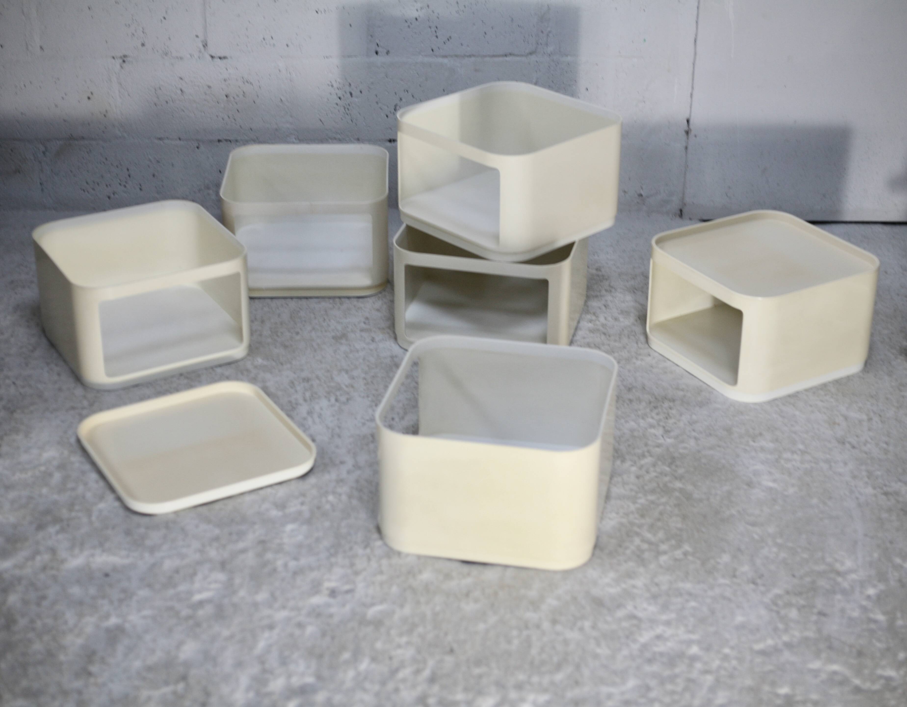Anna Castelli, Kartell. Storage modules, Circa 1970