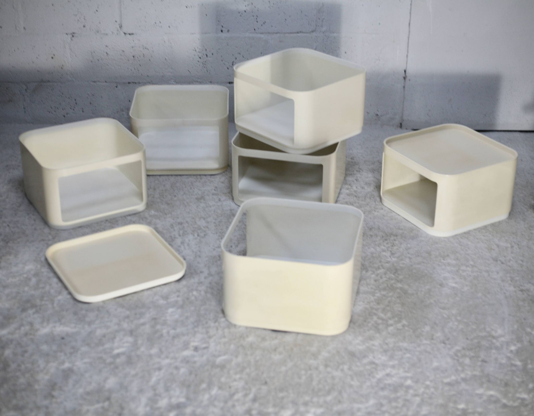 Anna Castelli, Kartell. Modules de rangements, Circa 1970
