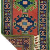 Anatolian handmade vintage rug 290 cm x 77 cm