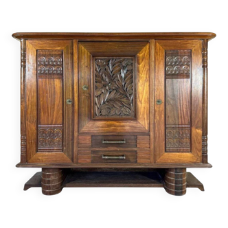 High Art Deco walnut buffet - 1930s period