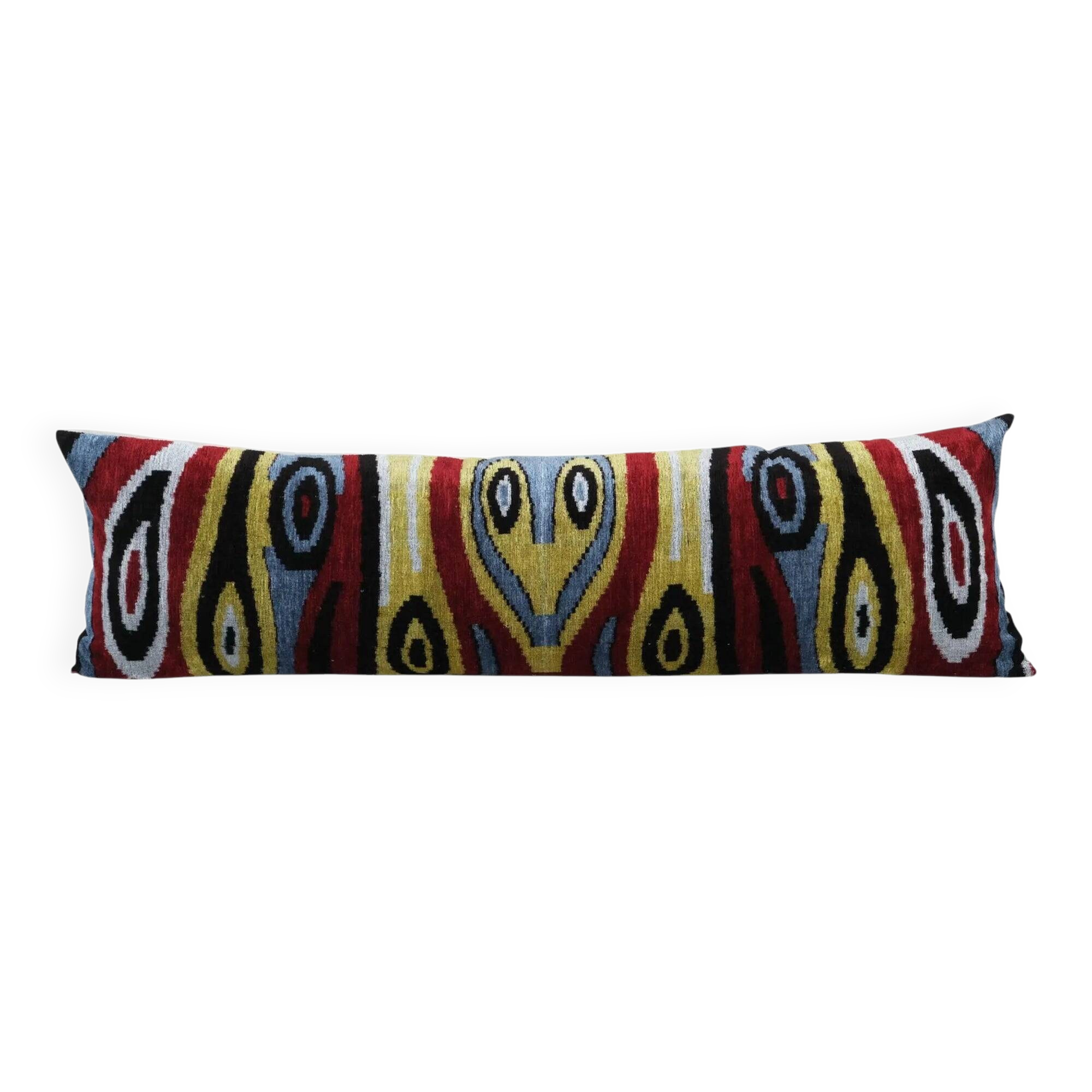 Vintage ikat cushion cover 36x119 cm