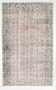 Light Pink & Blue Floral Turkish Vintage Rug, 155x248Cm