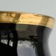 Large sculptural glass vase from the 1940s.