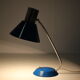 1950s vintage blue table lamp Czechoslovakia