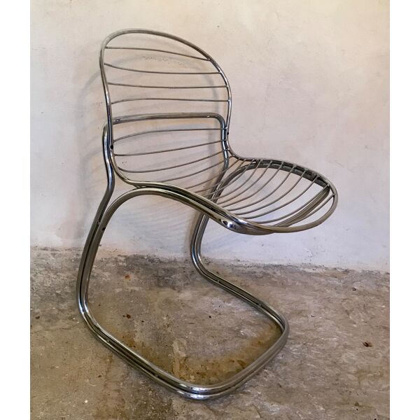 1970's chair by gastone rinaldi for rima, sabrina model, italian design |  Selency