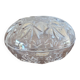 Antique jewellery box or cut crystal sweet jar.