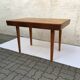 Vintage ziara pravenec halabala compact extendable dining table art deco 50s wood 115cm-170cm