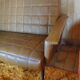 Sofa bench skai camel 50s