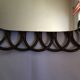 Mirror shape mirror rattan 48x59cm