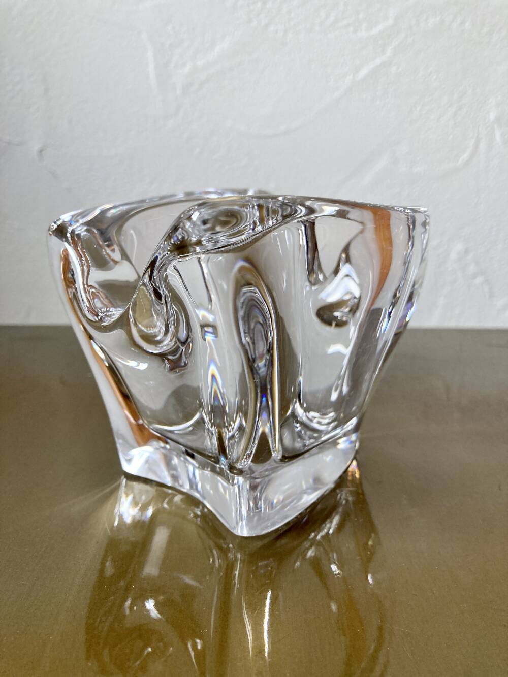 Crystal ashtray from Bayel, 1970s