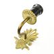 Wall lamp, rococo, brass, Sweden, 1960s