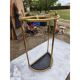 Umbrella stand 1900 brass and iron