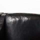 70s leather armchair