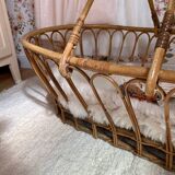 Rattan bassinet
