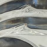 Vase en verre, travail italien, 1970