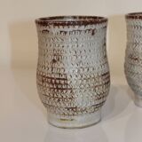 Pair of vintage Accolay ceramic vases signed