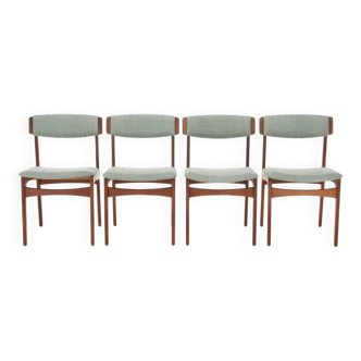 Set of 4 Dining Chairs by Thorsø Stolfabrik for Thorsø Møbelfabrik, Denmark, 1960s