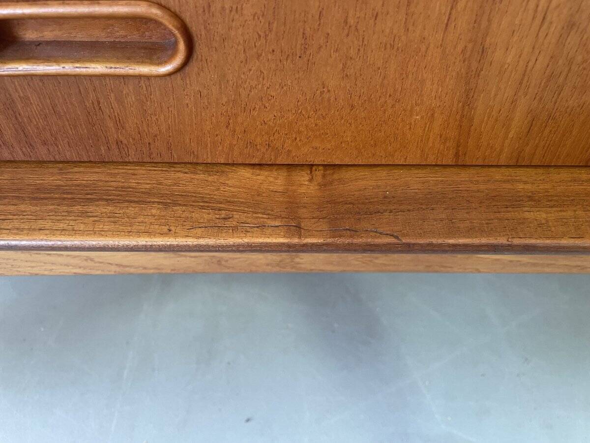 Vintage Danish Highboard teak and oak