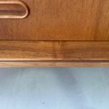 Vintage Danish Highboard teak and oak