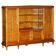 Art Nouveau library-cabinet in burr walnut and oak by Léon Jallot