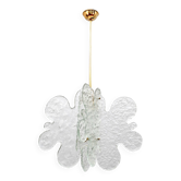 Suspension italienne en verre de Murano de style mid-century moderne par Carlo Nason pour Mazzega, 1970