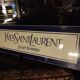Vintage Yves Saint Laurent sign from the 80s
