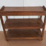 Burmese teak administration shelf