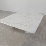 Angelo Mangiarotti carrara marble Coffee Table for Up&Up, Italy