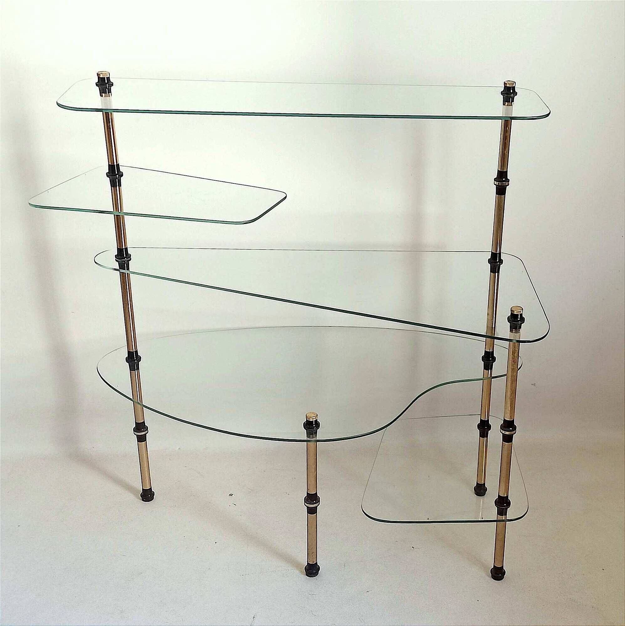 Étagère vitrée Années 50  Largeur 82 cm