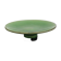 Vintage 50s-60s dish in green enamelled terracotta