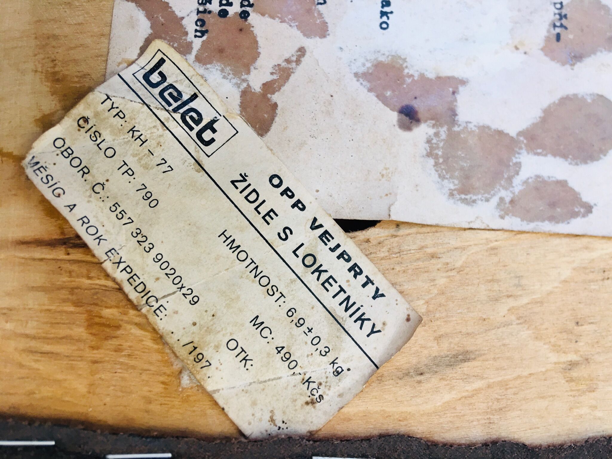 Brown Czech Tubular Chair from Belet, 1970s