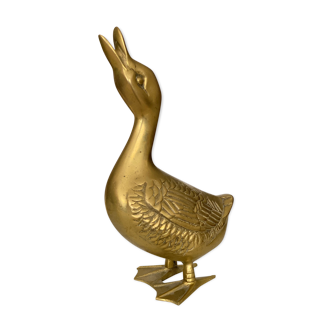 Vintage Brass Duck