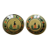 Two plates from the Breton faience HB Quimper.