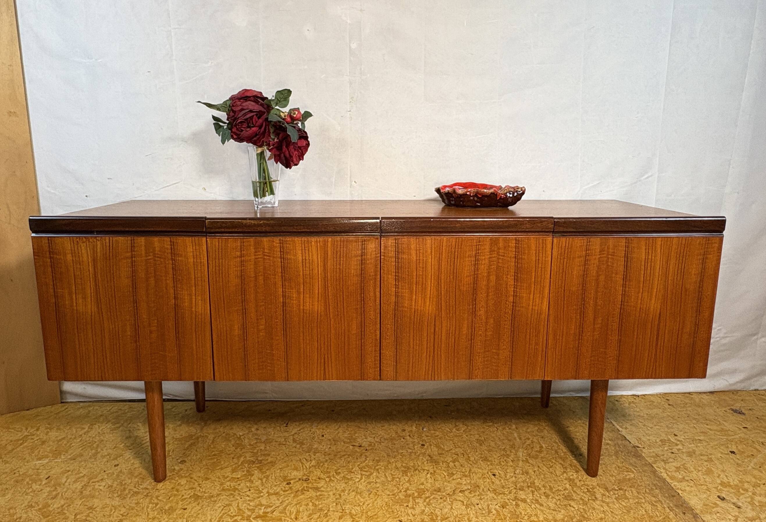 Vintage G-Plan Teak Sideboard 1960s Mid Century  Scandinavian Danish Design
