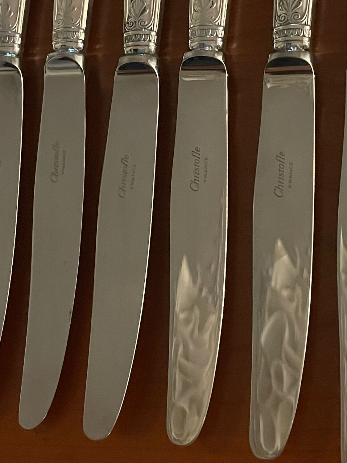 Christofle Malmaison cutlery 49pieces very good condition silver metal
